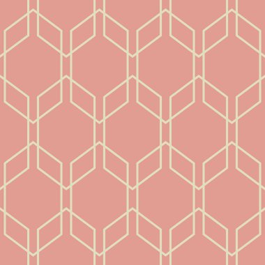 Klasik Art Deco Kusursuz Desen. Çizgi sanat geometrik altın şekiller. Modern süslemeler vektör illüstrasyonu. Kumaş, duvar kağıdı veya ambalaj için Gatsby zarif arkaplan