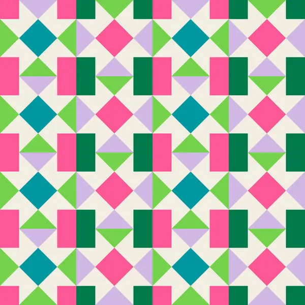 Essentiel Géométrique Imprimé Motif Sans Couture Avec Abstrait Minimal Lignes — Image vectorielle