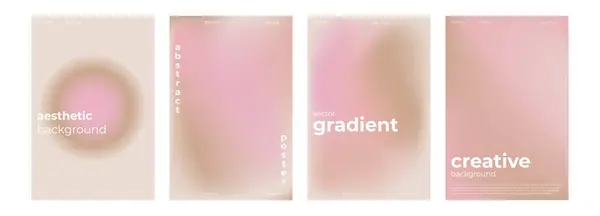 Y2K Ästhetischer Abstrakter Nudefarbener Hintergrund Mit Beige Rosa Pastellfarbenem Weich Stockvektor
