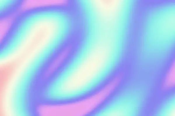 Y2K Holographic Ästhetik Abstrakten Verlauf Pastellfarbenen Regenbogen Einhorn Hintergrund Mit Stockillustration