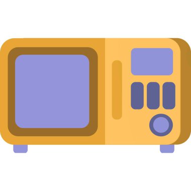 Klasik televizyon seti simgesi. Eski retro televizyon vektörü. Analog tvset kutusu beyaz arkaplanda izole edildi. Eski moda elektronik.