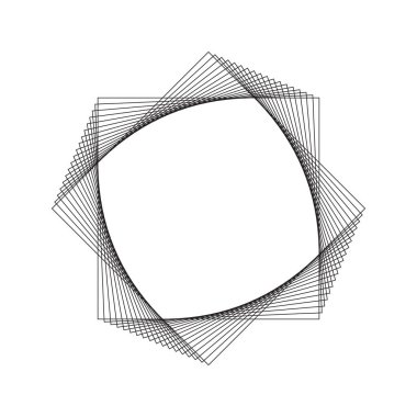 Retrofuturism Element. Geometrik Şeklin Grafik Elementi. Evrensel Moda Şekilleri. Vektör İllüstrasyonu.