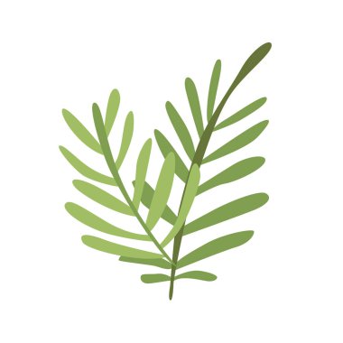 Beyaz Arkaplan 'da izole edilmiş olarak bırakır. Düz Basit Biçimli Vektör İllüstrasyonu.