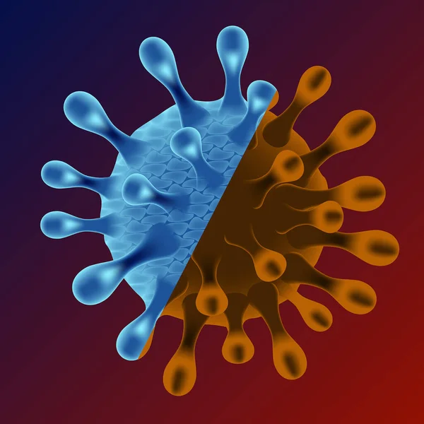 Neutralized Coronavirus Cell Vaccination Vector Illustration — Stock Vector