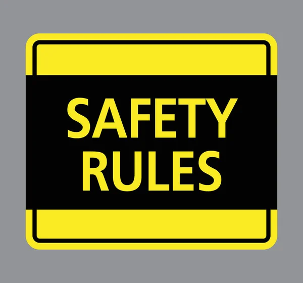 Κανόνες Ασφαλείας Υγεία Και Ασφάλεια Πρώτα Εικονογράφος Φορέων — Διανυσματικό Αρχείο