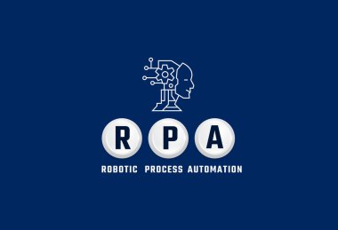 RPA, Robotik işlem otomasyonu, konsept bilgisayarı, robotik işlem otomatik
