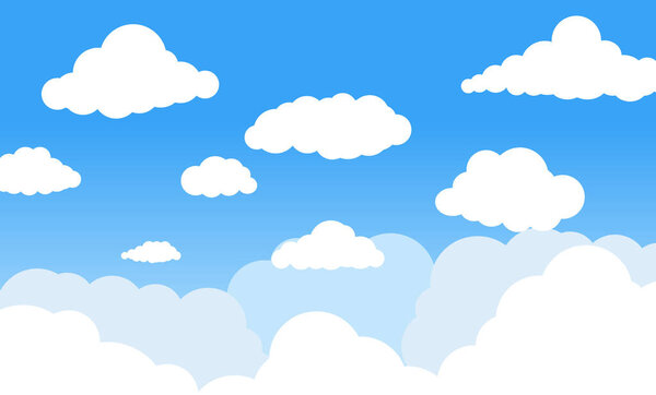 cloudy and Blue sky background, sunny day, Nature wallpaper.
