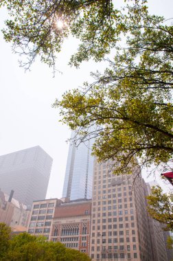 Chicago şehir merkezindeki kirlilik..