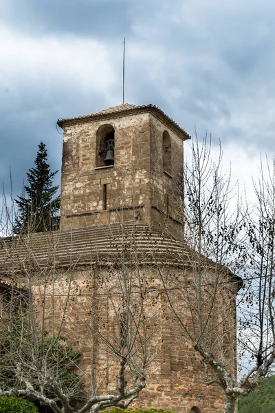 Sant Esteve Olius Una Chiesa Romanica Situata Nel Comune Olius — Foto Stock