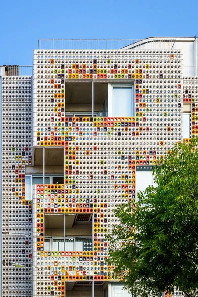Impressionnant Quartier Urbain Avec Une Architecture Moderne Des Bâtiments Résidentiels — Photo