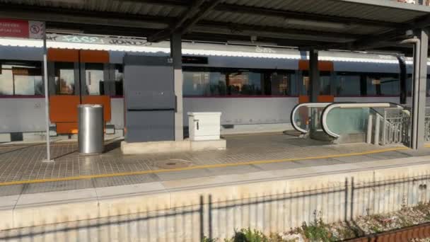 这个城市的火车站 — 图库视频影像