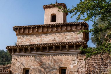 Monastery de Suso in San Millan de la Cogolla, La Rioja, Spain - A UNESCO World Heritage Site clipart