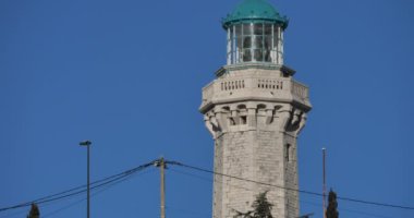 Deniz mezarlığı ve Sete 'nin deniz feneri, Herault departmanı, Fransa Occitan
