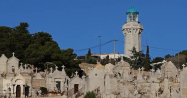 Deniz mezarlığı ve Sete 'nin deniz feneri, Herault departmanı, Fransa Occitan