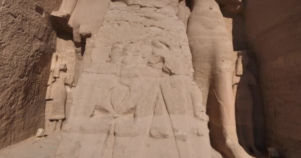 上埃及Abu Simbel的Hathor和Nefertari小庙 — 图库视频影像
