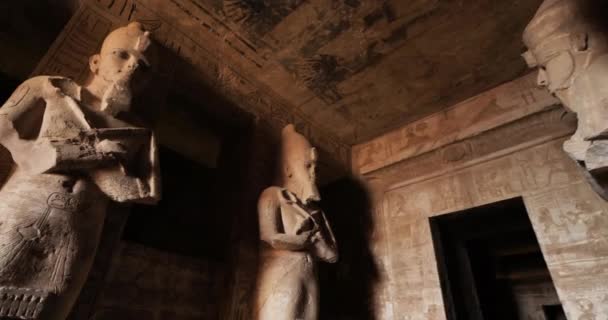 Nagy Templom Ramesses Abu Simbel Felső Egyiptom — Stock videók