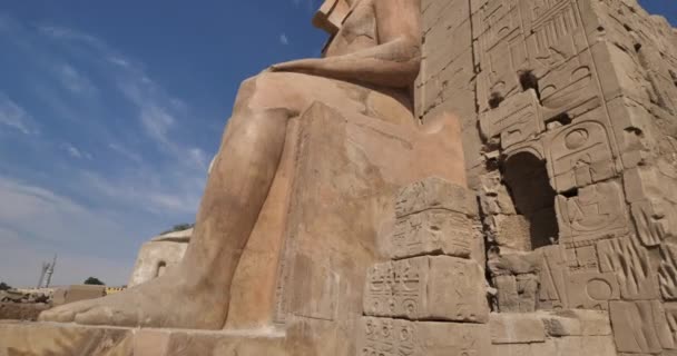 埃及卢克索的卡纳克神庙 — 图库视频影像