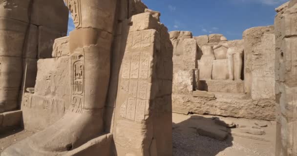 埃及卢克索的卡纳克神庙 — 图库视频影像