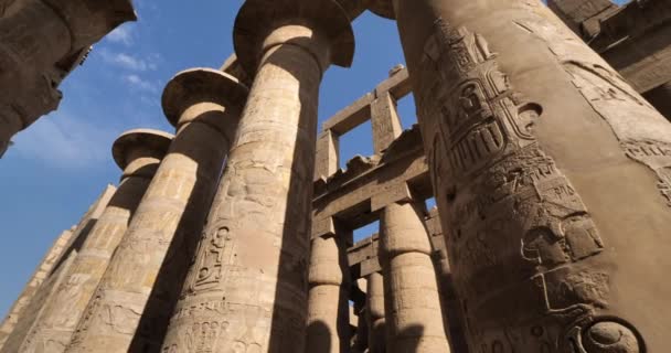 Tempio Karnak Luxor Egitto — Video Stock
