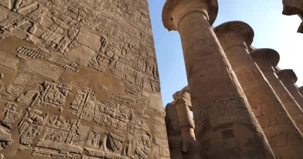Chrám Karnak Luxor Egypt — Stock video