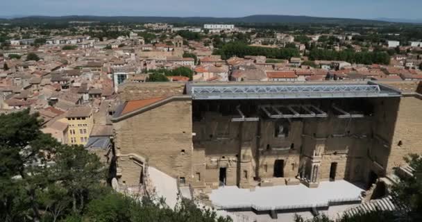 Roman Theatre Orange Departamento Vaucluse França — Vídeo de Stock