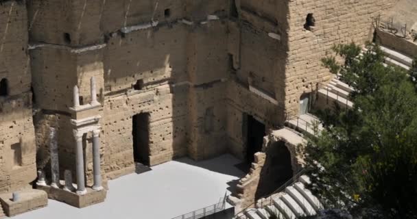 Римский Театр Оранже Департамент Воклюз Франция — стоковое видео