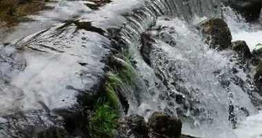 Lamalou les Bains yakınlarındaki Rocky Sream, Herault Departmanı, Occitan, Fransa