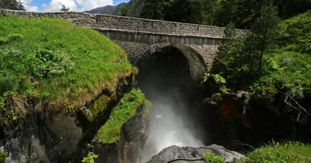 Pont Espagne Cauterets Hautes Pyrénées France — Video