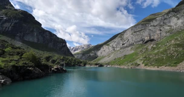 Jezioro Gloriette Gavarnie Gedre Hautes Pireneje Francja — Wideo stockowe