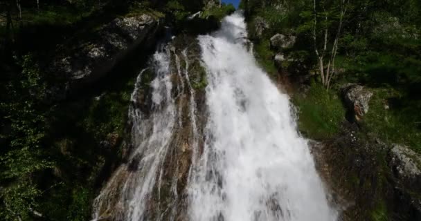 Gave Holle River Hautes Pyrenees Οξιτανία Γαλλία — Αρχείο Βίντεο