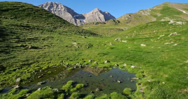 Pic Taillon Tentes Pass Hautes Pireneusok Occitania Franciaország — Stock videók