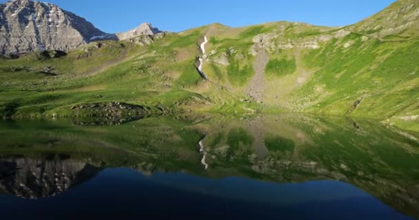 Especies Eller Luhos Sjön Tentes Pass Hautes Pyrenéerna Occitanien Frankrike — Stockvideo