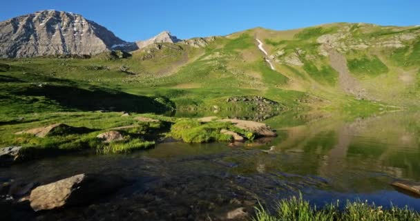 Lac Especieres Luhos Col Des Tentes Hautes Pyrénées Occitanie France — Video