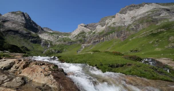 Troumouse Sirki Hautes Pireneleri Occitania Fransa — Stok video