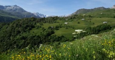 Saugue Platosu 'ndan Gavarnie Sirki, Haute Pyrenees, Fransa