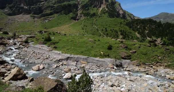 Cirque Gavarnie Gavarnie Hautes Pireneusok Franciaország — Stock videók