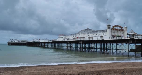 Brighton Palace Pier Brighton Sussex Αγγλία Ηνωμένο Βασίλειο — Αρχείο Βίντεο