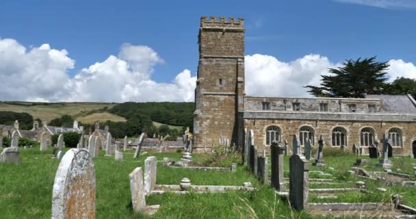 Nicholas Church Abbotsbury Dorset Inglaterra Reino Unido — Vídeo de stock