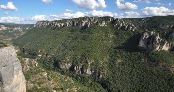 Jonte Gorge Aveyron Lozere Departamentos Occitania Francia — Vídeos de Stock