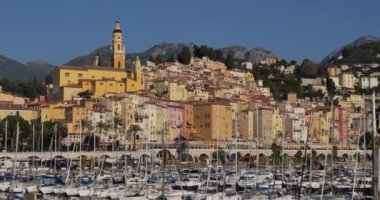 Menton, eski kasaba ve liman, Fransız Riviera, Fransa