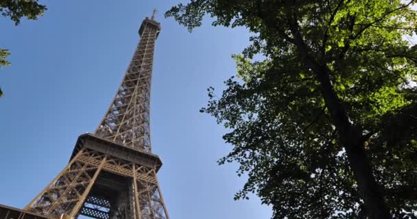 Eiffeltornet Paris Frankrike — Stockvideo