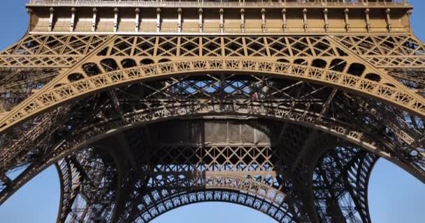 Eiffel Torony Párizs Franciaország — Stock videók