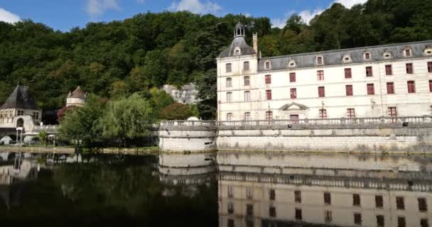 Brantome Perigord Departement Dordogne Frankrijk — Stockvideo