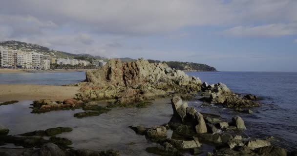Llolet Mar Costa Brava カタロニア スペイン — ストック動画