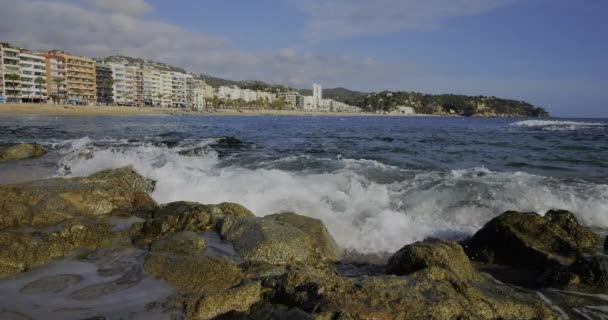 Llolet Mar Costa Brava カタロニア スペイン — ストック動画