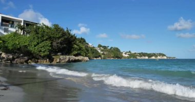 Anse Canot Plajı. Le Gosier, Grande Terre, Fransız Batı Hint Adaları, Guadeloupe, 