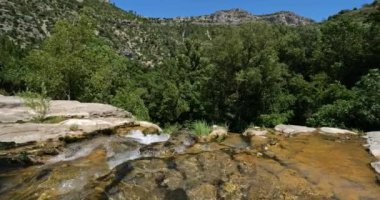 Navacelles Şelalesi, Navacelles Sirki, Herault Departmanı, Fransa