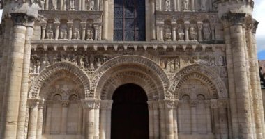 Poitiers, Notre-Dame-la-Grande Kilisesi, Vienne Bölümü, Batı Orta Fransa .