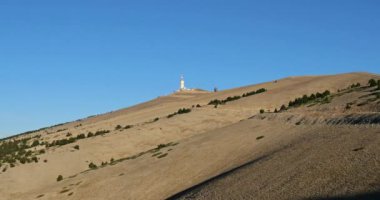 Güneyden Mont Ventoux Zirvesi, Vaucluse Bölümü, Provence, Fransa.