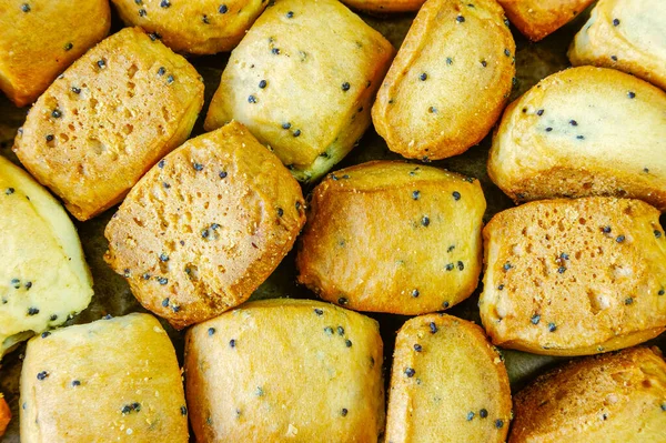 Kuciukai São Biscoitos Tradicionais Lituanos Natal Batatas Fritas Como Fundo — Fotografia de Stock